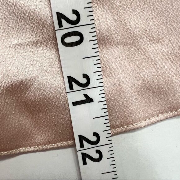 River Island Pink Satin Button Front Cami Top Women's Size 6 - Picture 9 of 11